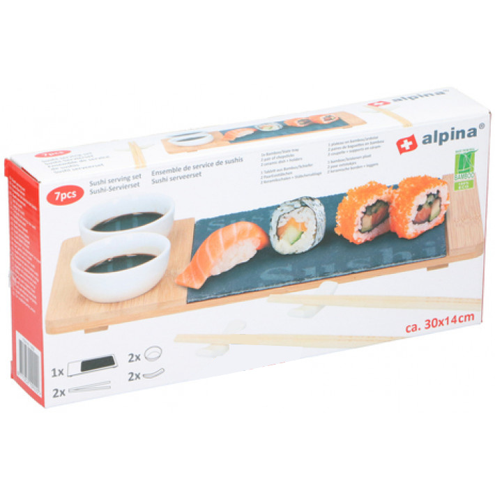 Alpina Serving Set Sushi 7 Pieces 30x14 Cm Twm Tom Wholesale Management