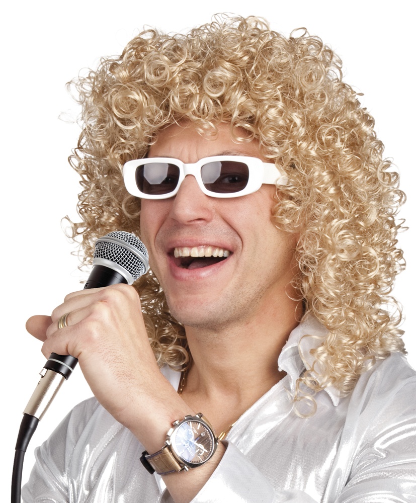 Boland Wig Singer With Glasses Men Blond Twm Tom Wholesale