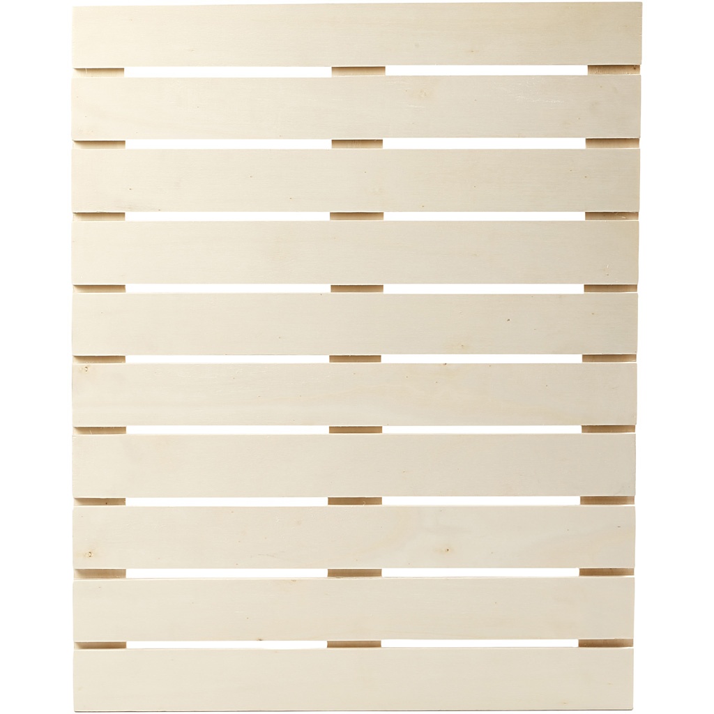 Creotime houten muurdecoratie 40 x 50,2 cm blank TWM Tom Wholesale