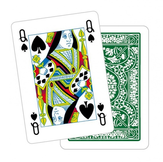 Dal Negro Playing Cards With Floral Pattern Poker Cardboard Green Twm Tom Wholesale Management