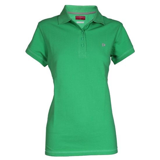 ladies green polo shirt