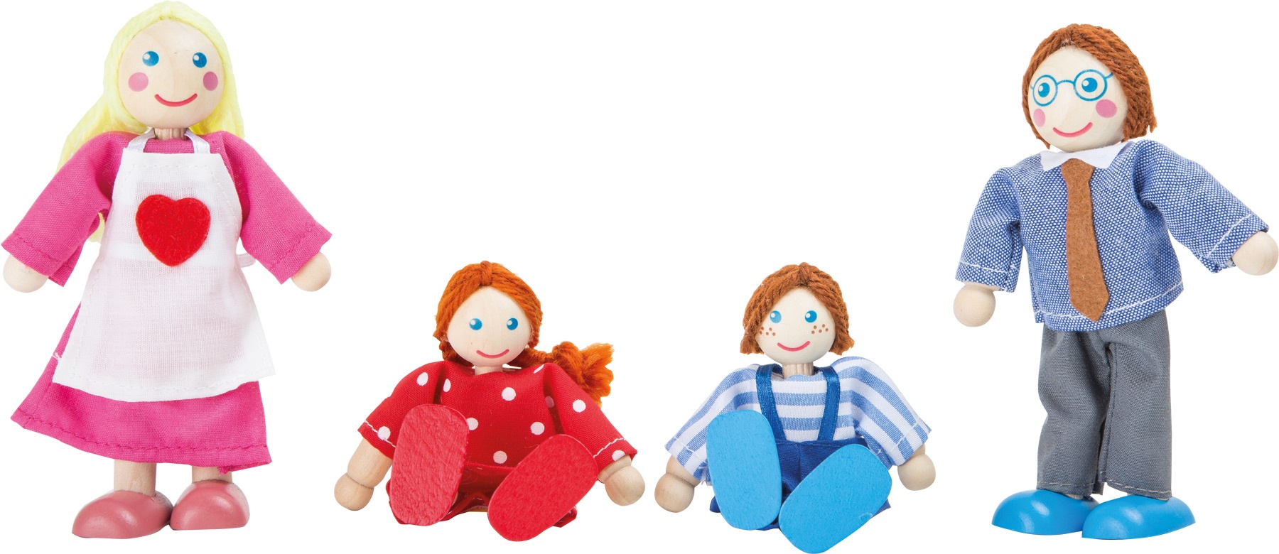 Small Foot Houten Poppetjes Familie set van 4 TWM Tom Wholesale