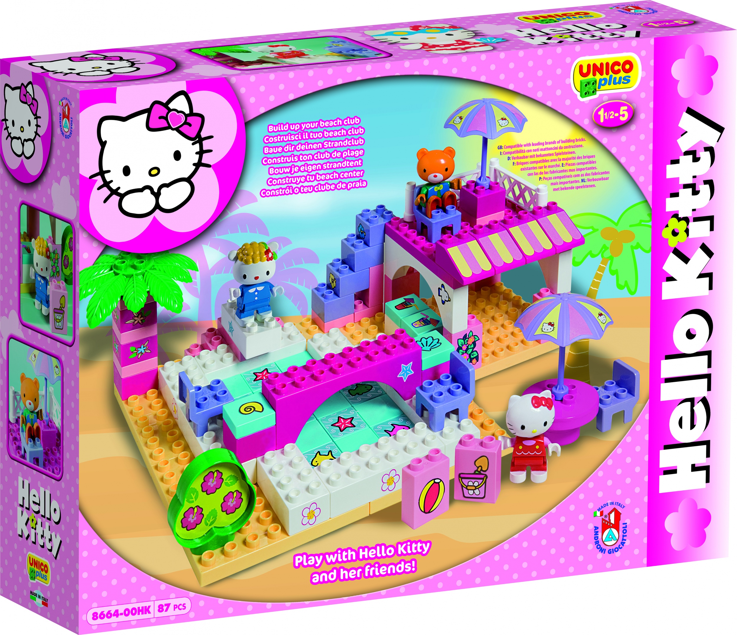  Unico Hello Kitty  Beach Club 87 teilig TWM Tom Wholesale 